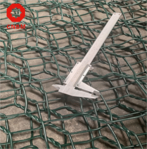 Dark Green PVC Coated Hexagonal Gabion Wire Mesh